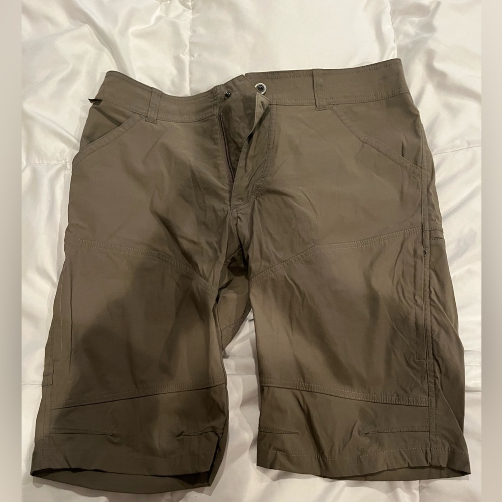 Kuhl shorts, size 34, olive green